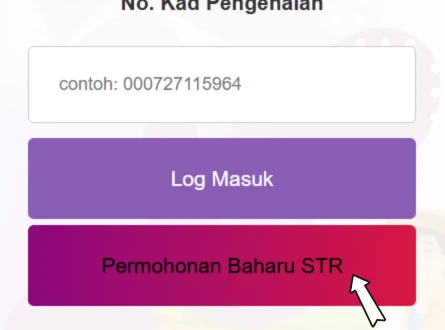 PERMOHONAN STR
step 1
